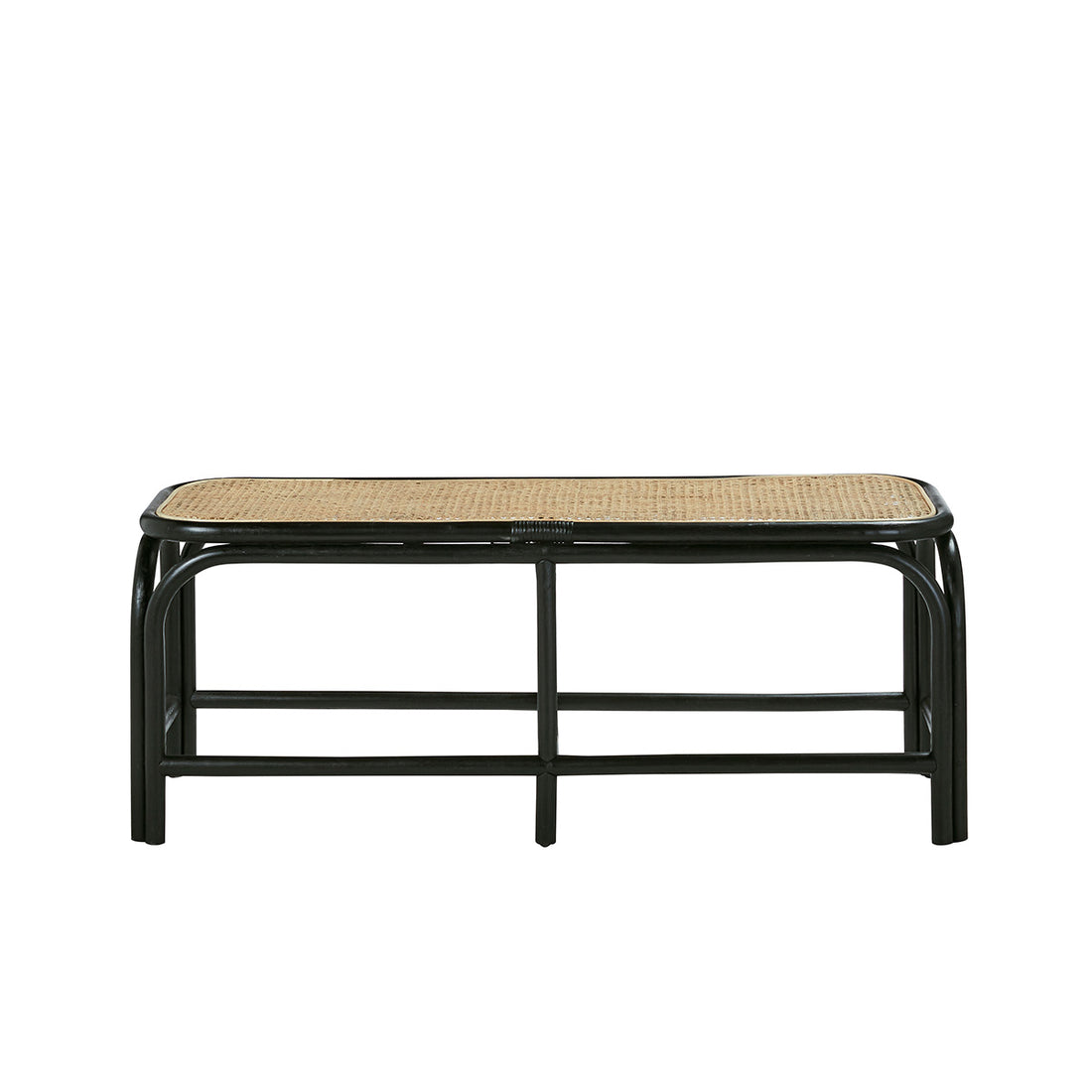 AVA - Banco de ratán y rejilla 120 cm