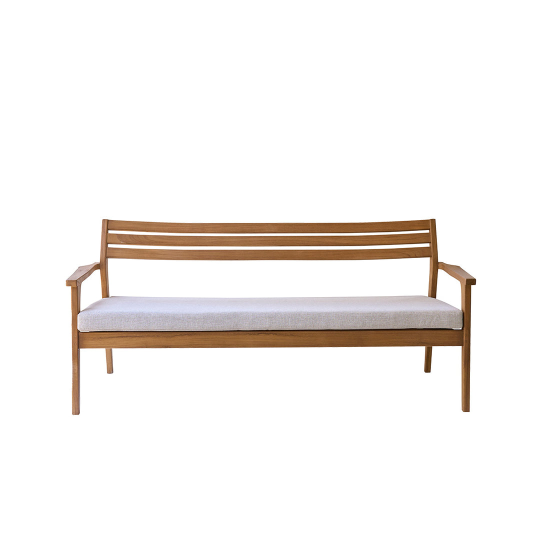 BARI - Sofá de exterior de teca maciza de 175 cm BARI