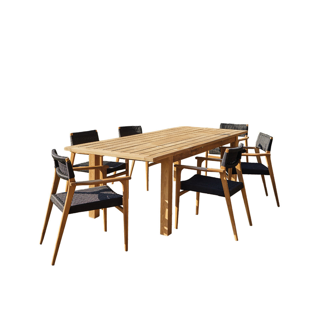 ESTHER - Salón de exterior de teca para 6 pers.