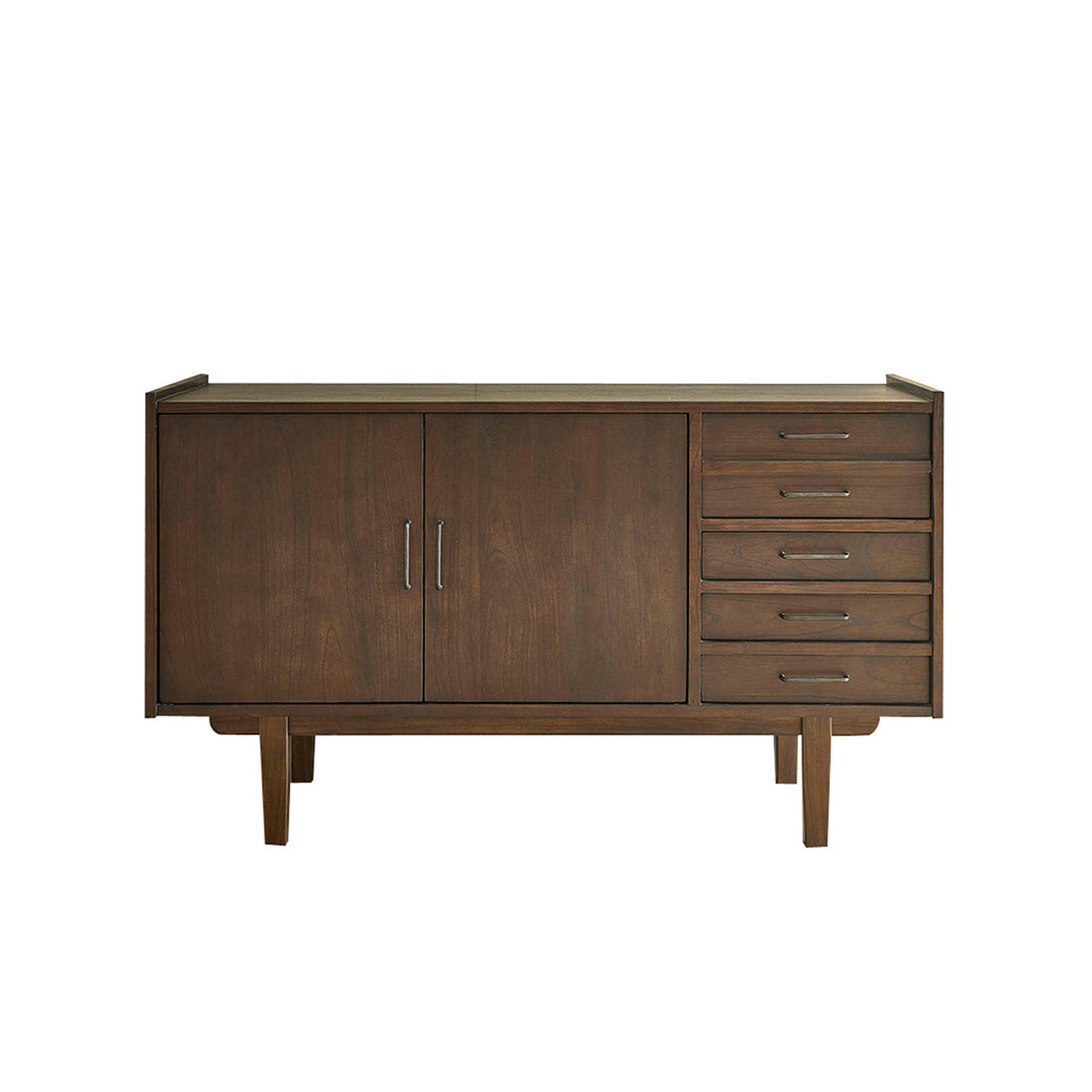 VINTAGE - Mueble de baño de mindi macizo 135 cm cajones