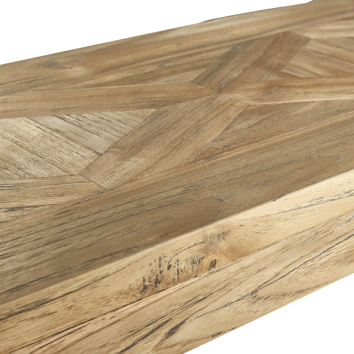 CARGO - Banco de teca maciza reciclada de 120 cm