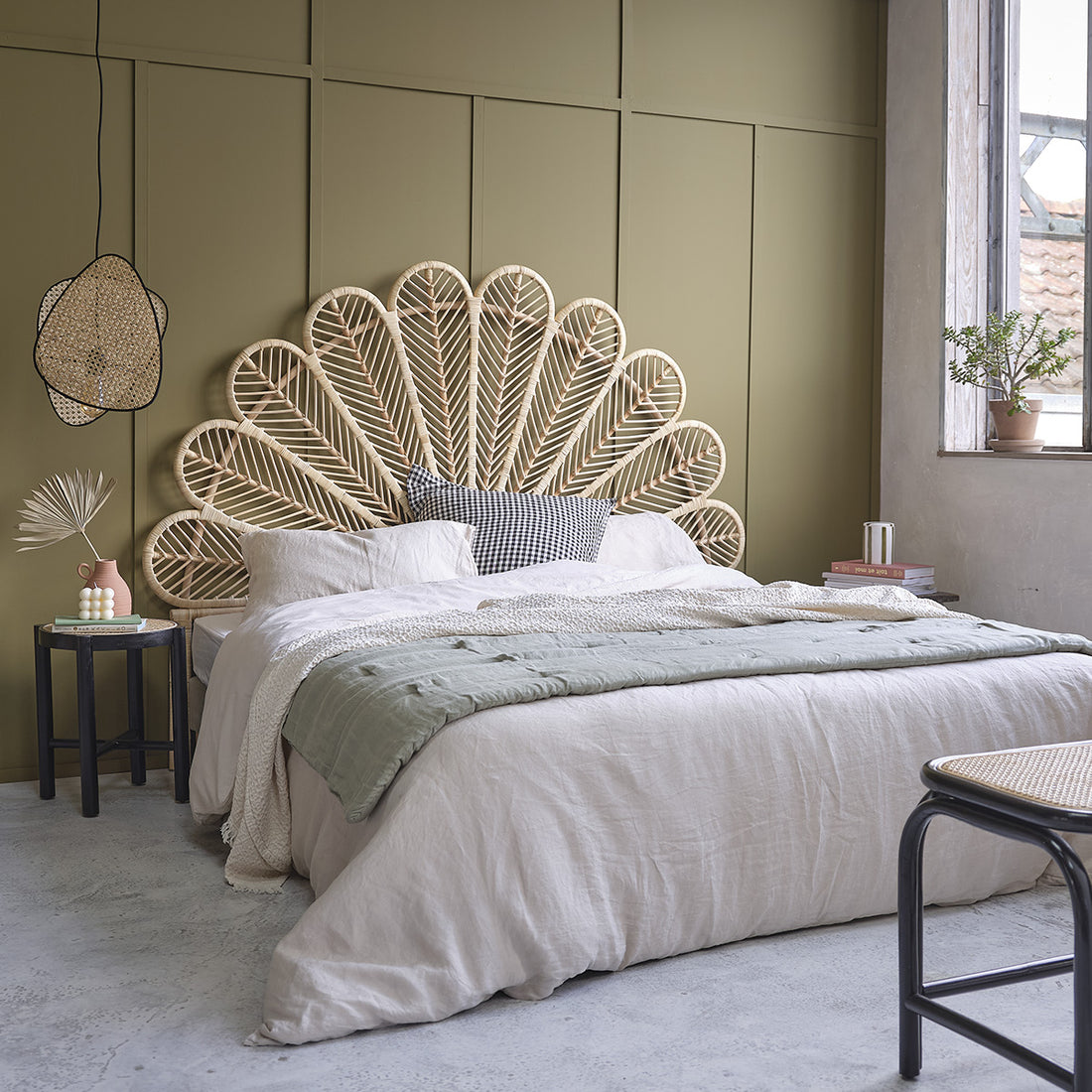 COLETTE - Cabecero de ratán 180 cm