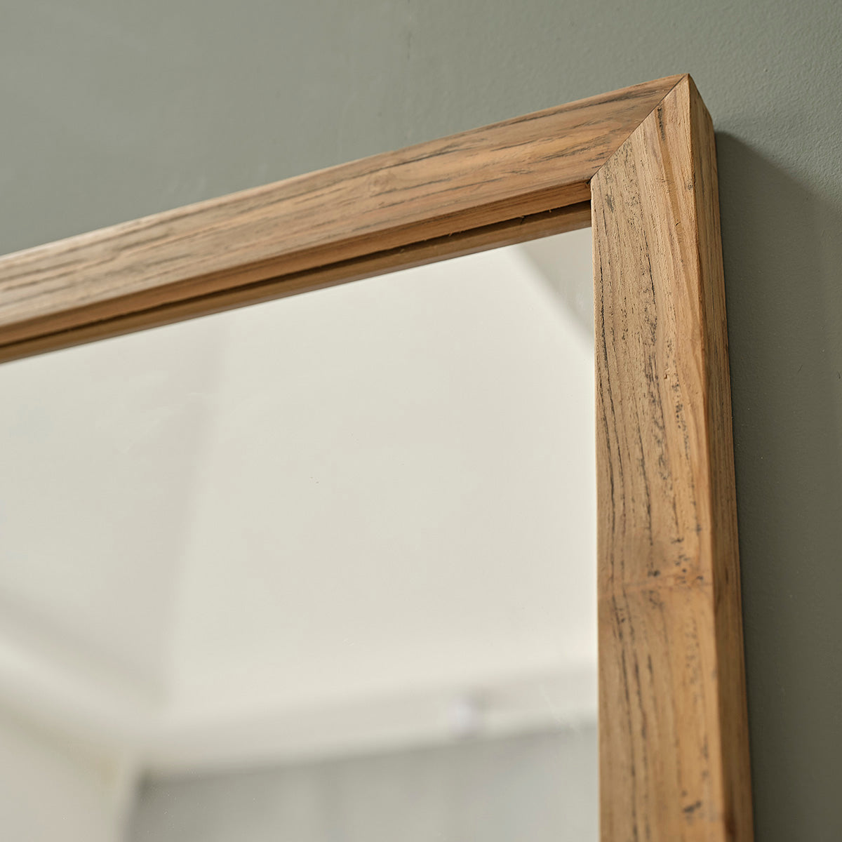 AUSTIN - Espejo rectangular de teca maciza reciclada de 160x80 cm