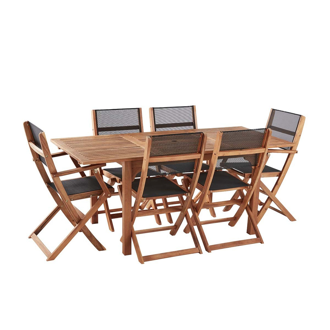 HANOÏ - Salón de exterior de acacia para 6/8 pers.