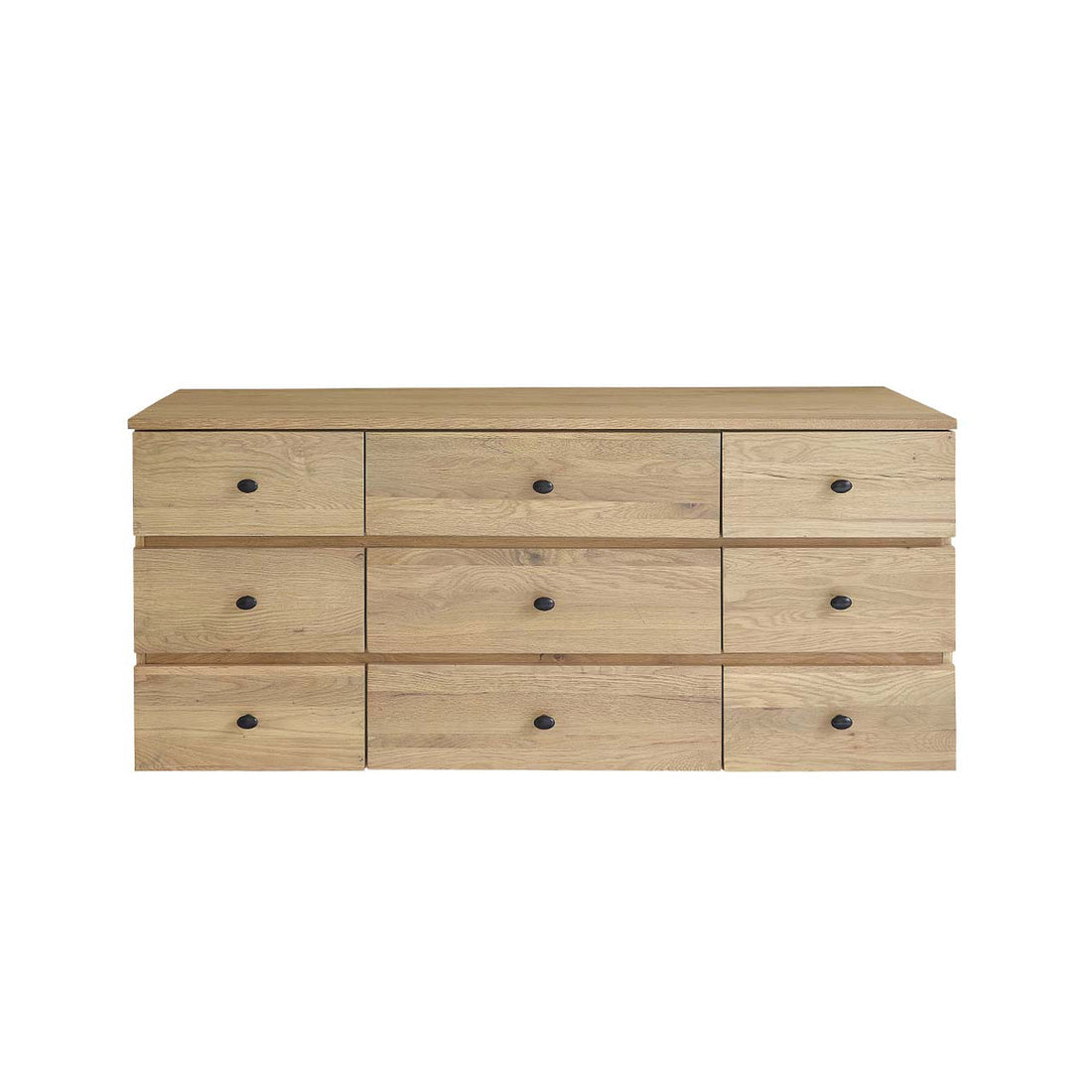 ERNEST - Mueble para lavabo de roble suspendido de 140 cm