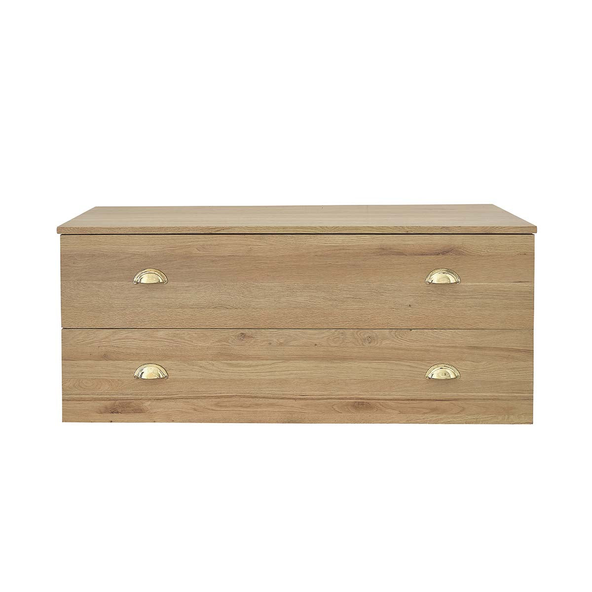 MARGAUX - Mueble suspendido para lavabo de roble 120 cm
