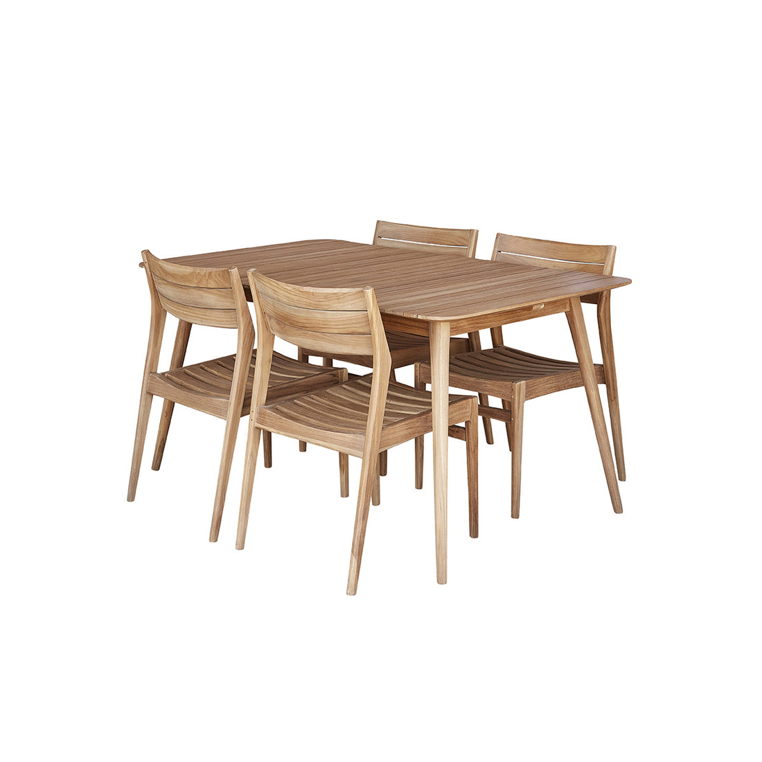 APRIL - Salón de exterior de teca maciza para 4/6 pers.