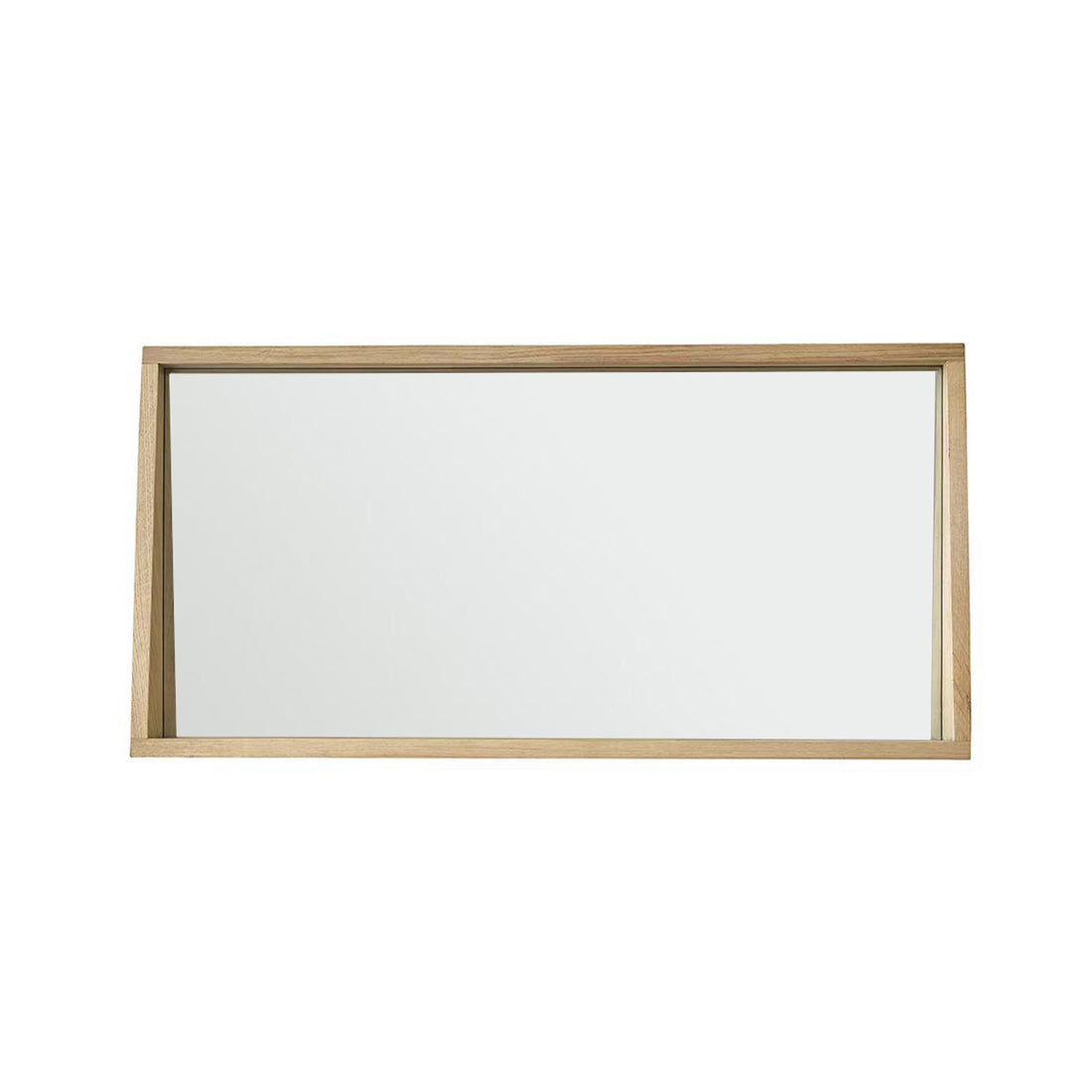 MARGAUX - Espejo rectangular de roble 100x50 cm