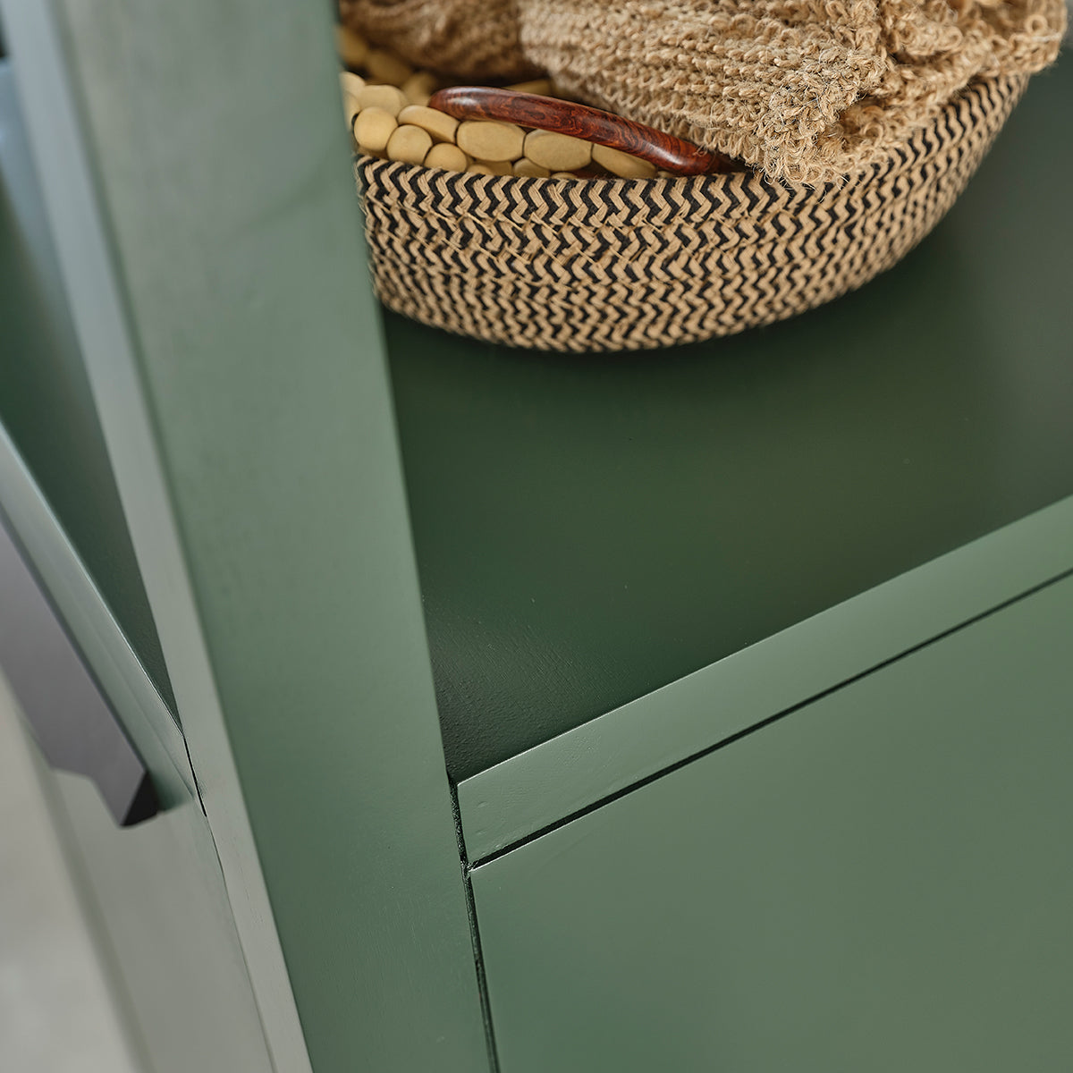 OLIVIA - Columna de baño verde de acacia 160 OLIV