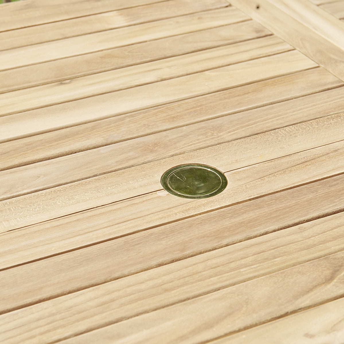 MIDLAND - Salón de exterior extensible de teca de 8 a 10 pers.