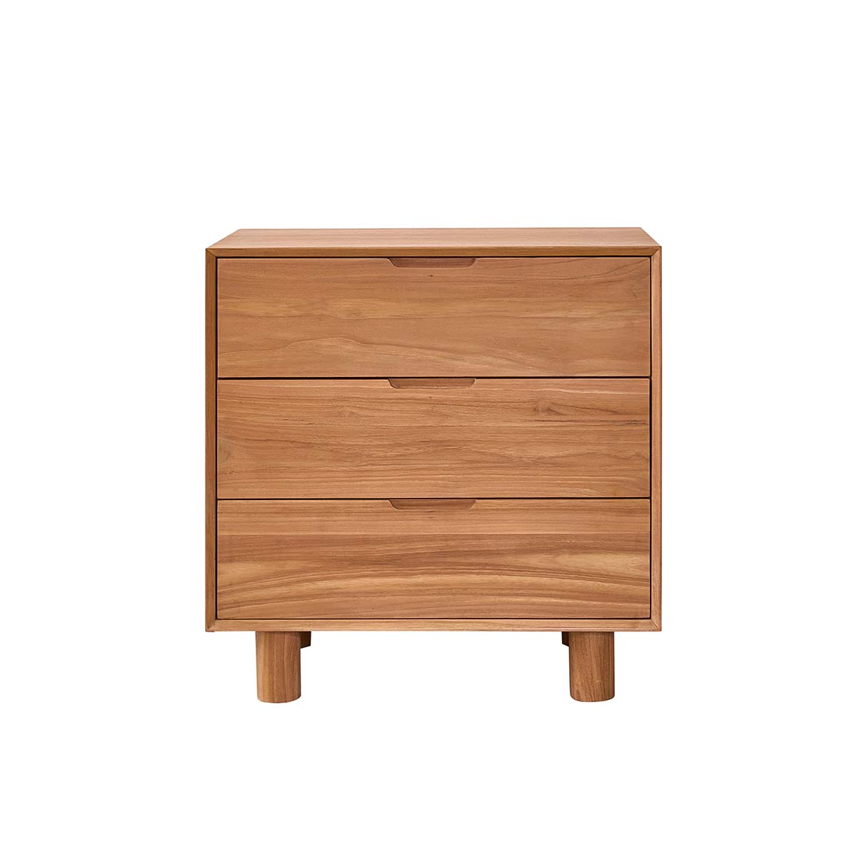 GUSTAVE - Cómoda de madera de teca 80 cm