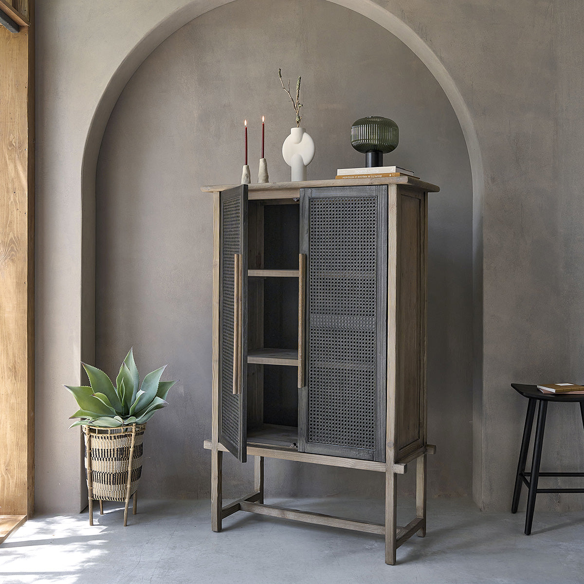 JUNKO - Armario de madera maciza reciclada