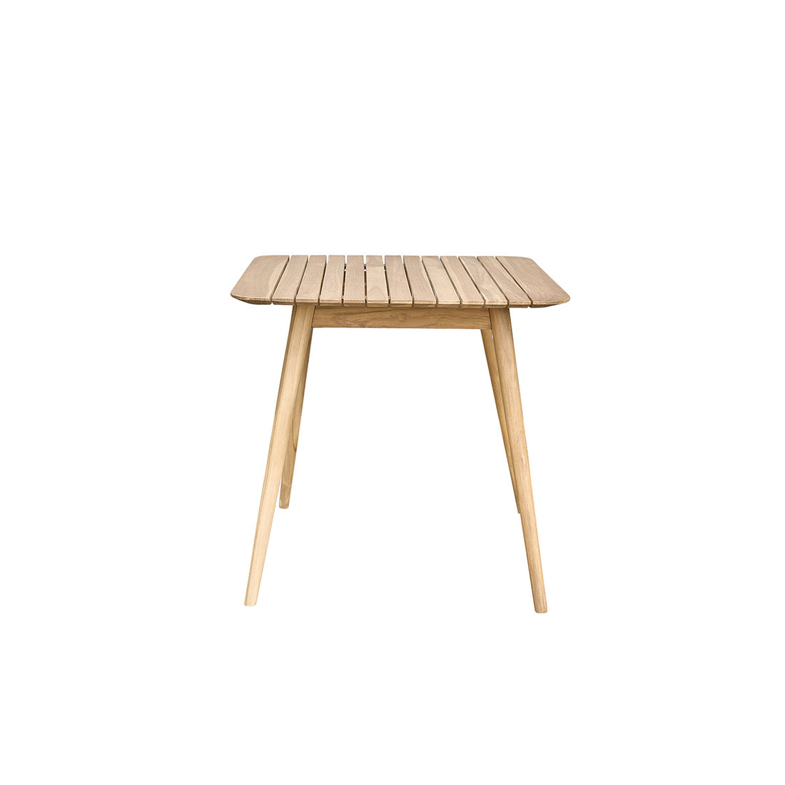 APRIL - Mesa de exterior cuadrada de teca maciza para 2/4 pers.