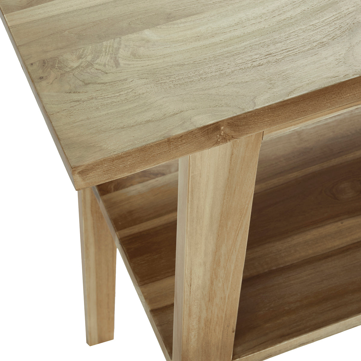 SARA - Mueble de baño de teca maciza 80 cm