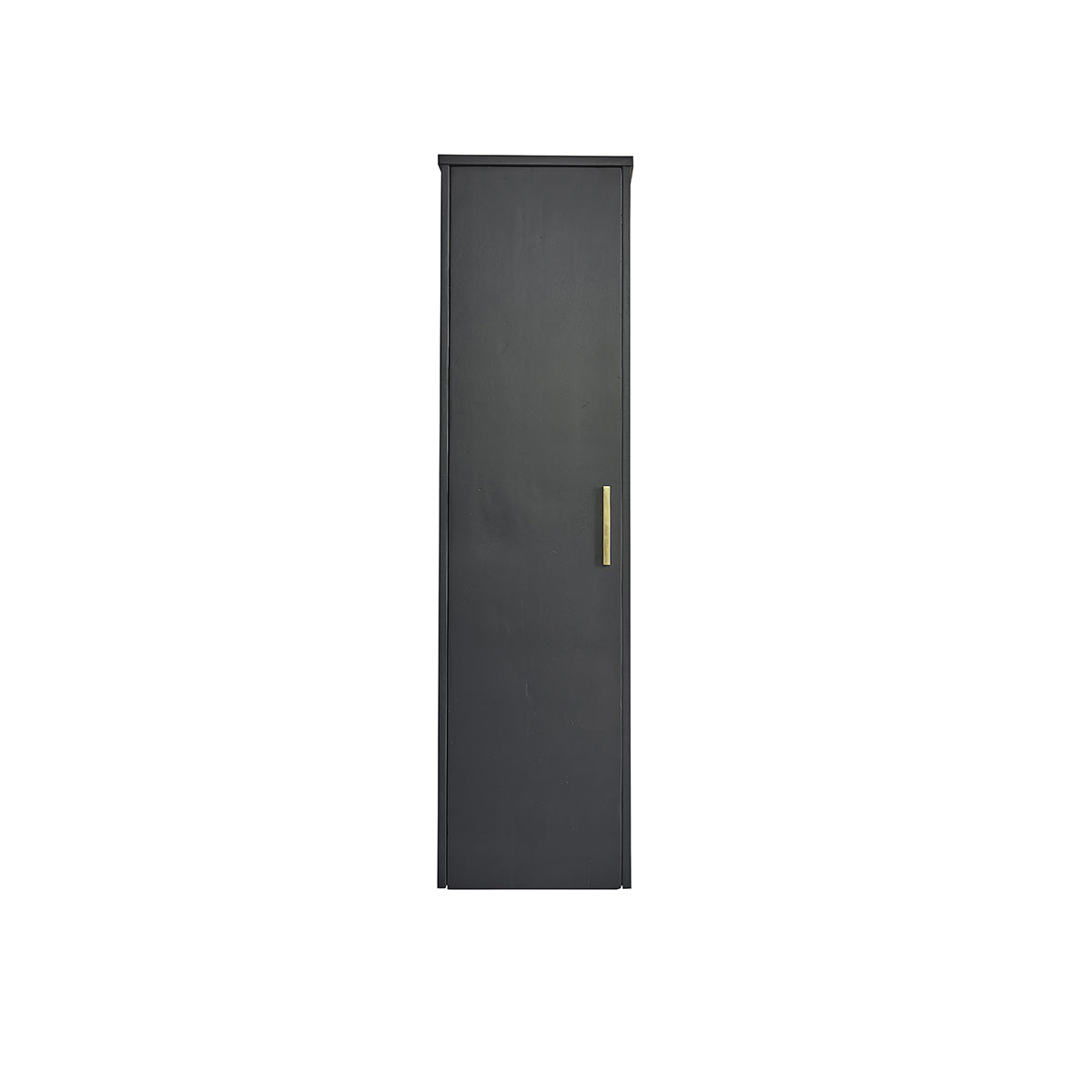 LUNA - Columna de baño negra de acacia 130 cm