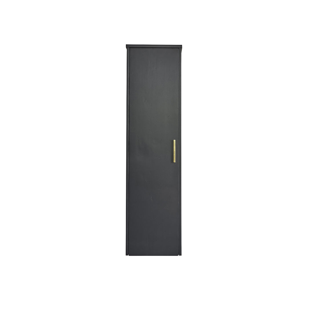 LUNA - Columna de baño negra de acacia 130 cm