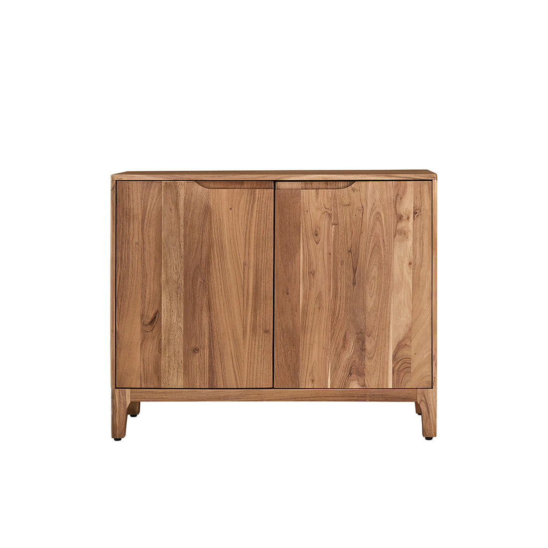 SAMSO - Aparador de acacia maciza de 100 cm