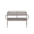 Banco de aluminio gris 118 cm