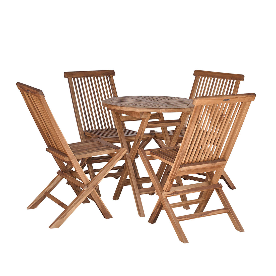 BALI - Salón de exterior de teca maciza aceitada para 4 pers.