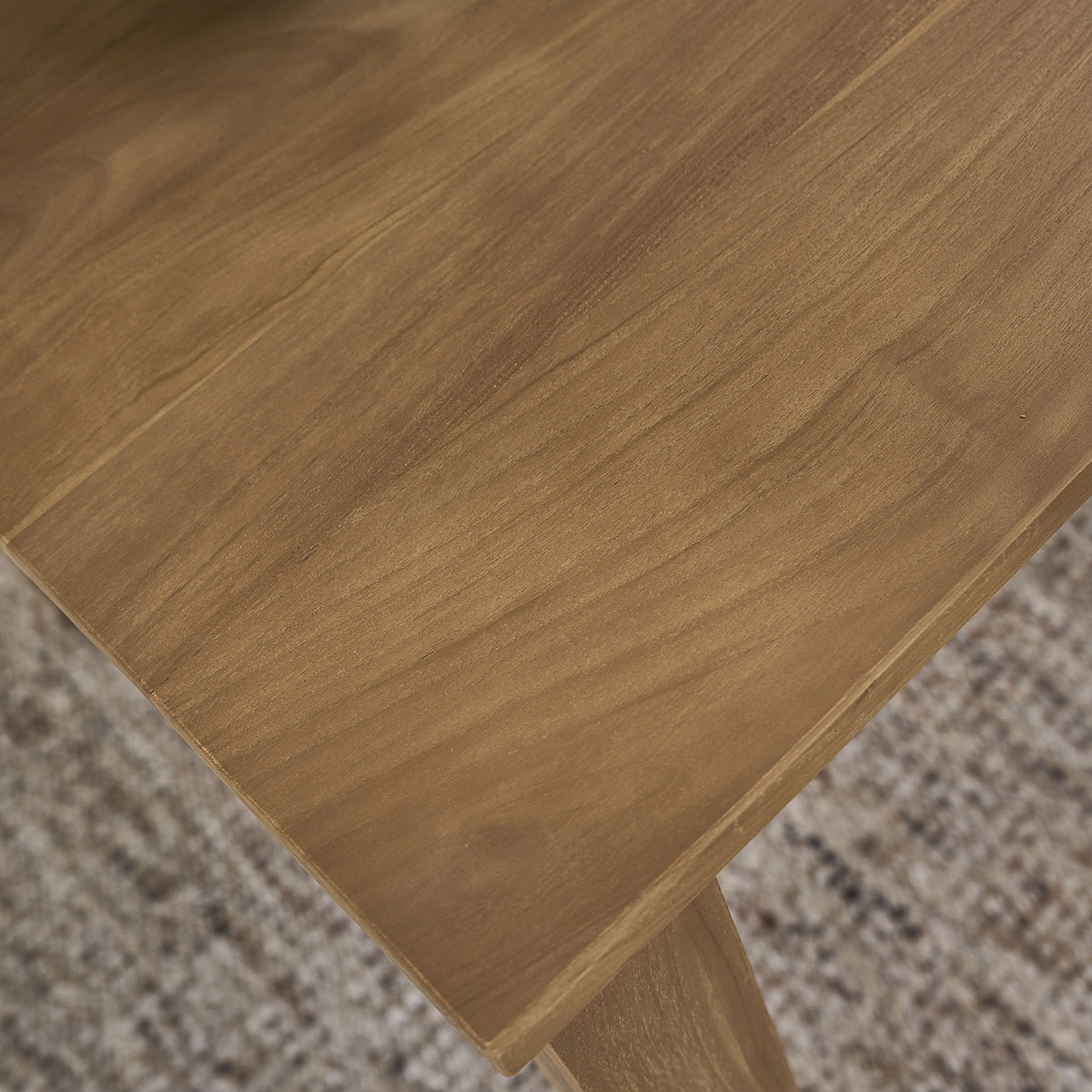 BOSTON - Mesa de teca maciza para 6 pers.