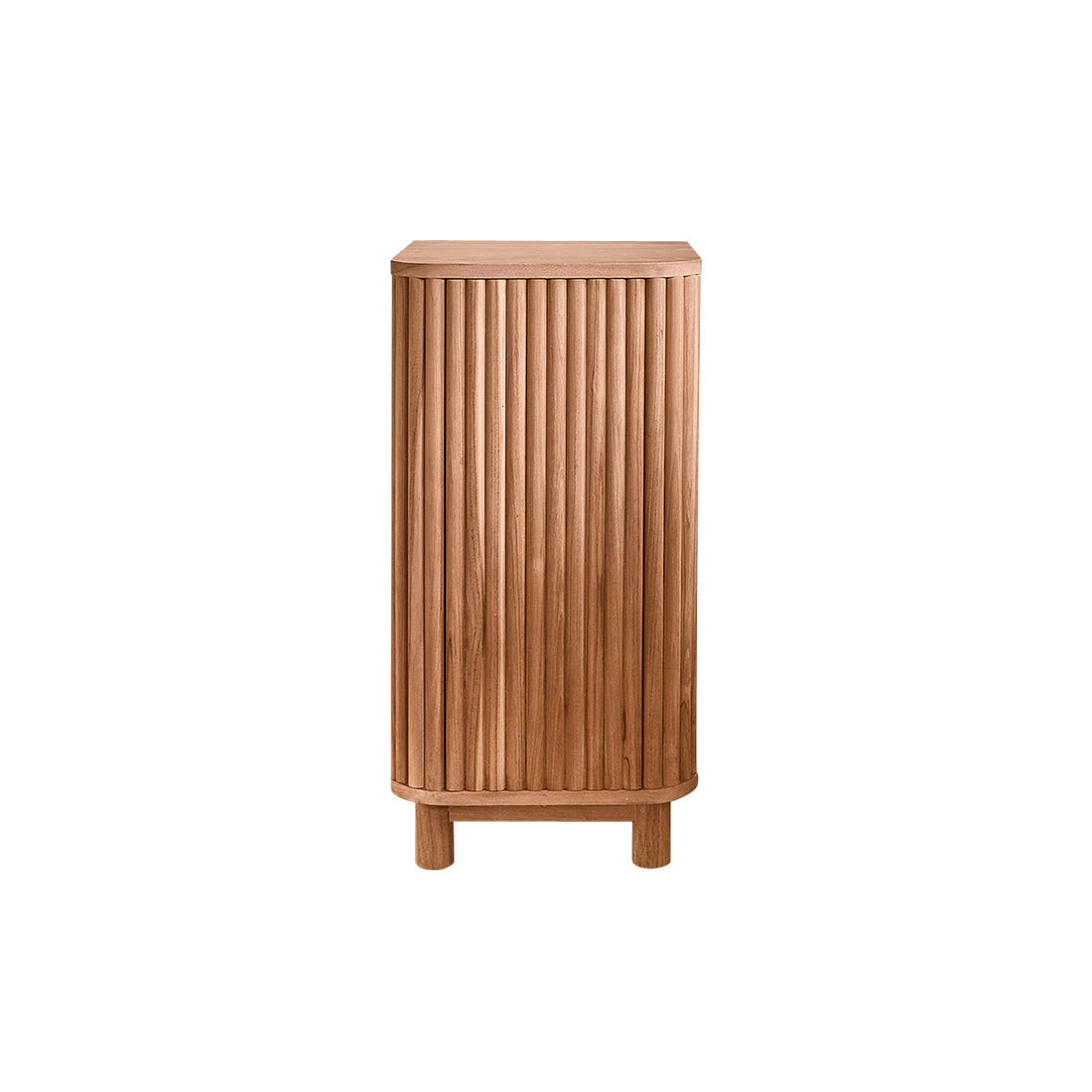 COLINE - Mueble de lavabo de teca maciza de 40 cm