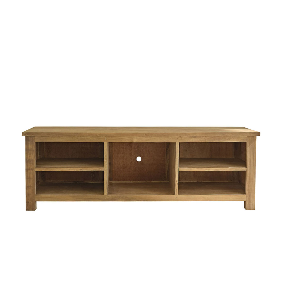 BOSTON - Mueble de TV de teca maciza de 150 cm