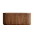 Mueble de lavabo de mindi macizo suspendido 140 cm