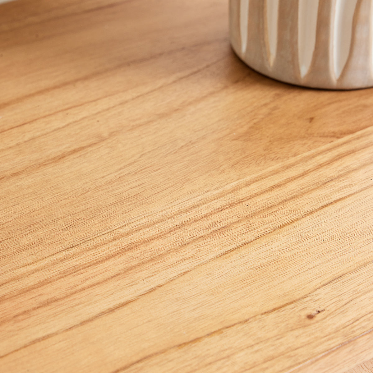 PACÔME - Mueble de TV de mindi macizo de 135 cm