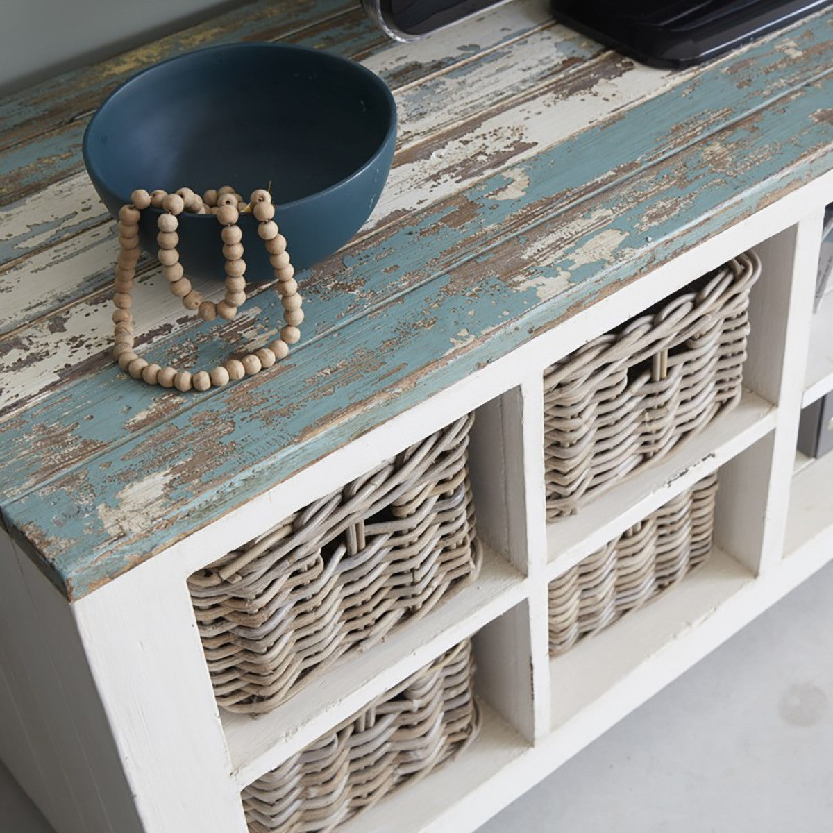 ATLANTIC - Mueble de TV de madera maciza reciclada 180 cm