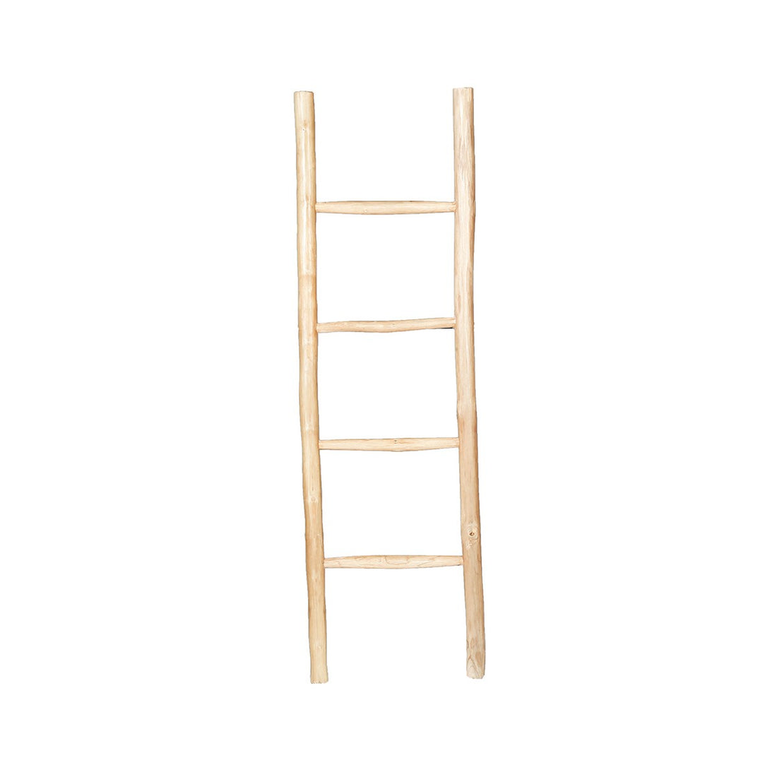 CLARA - Toallero escalera de teca maciza 150 cm