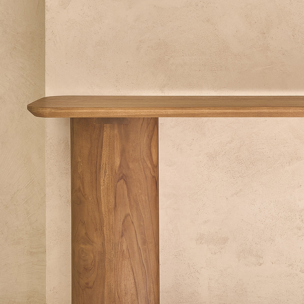 CALMA - Consola de teca maciza de 120 cm