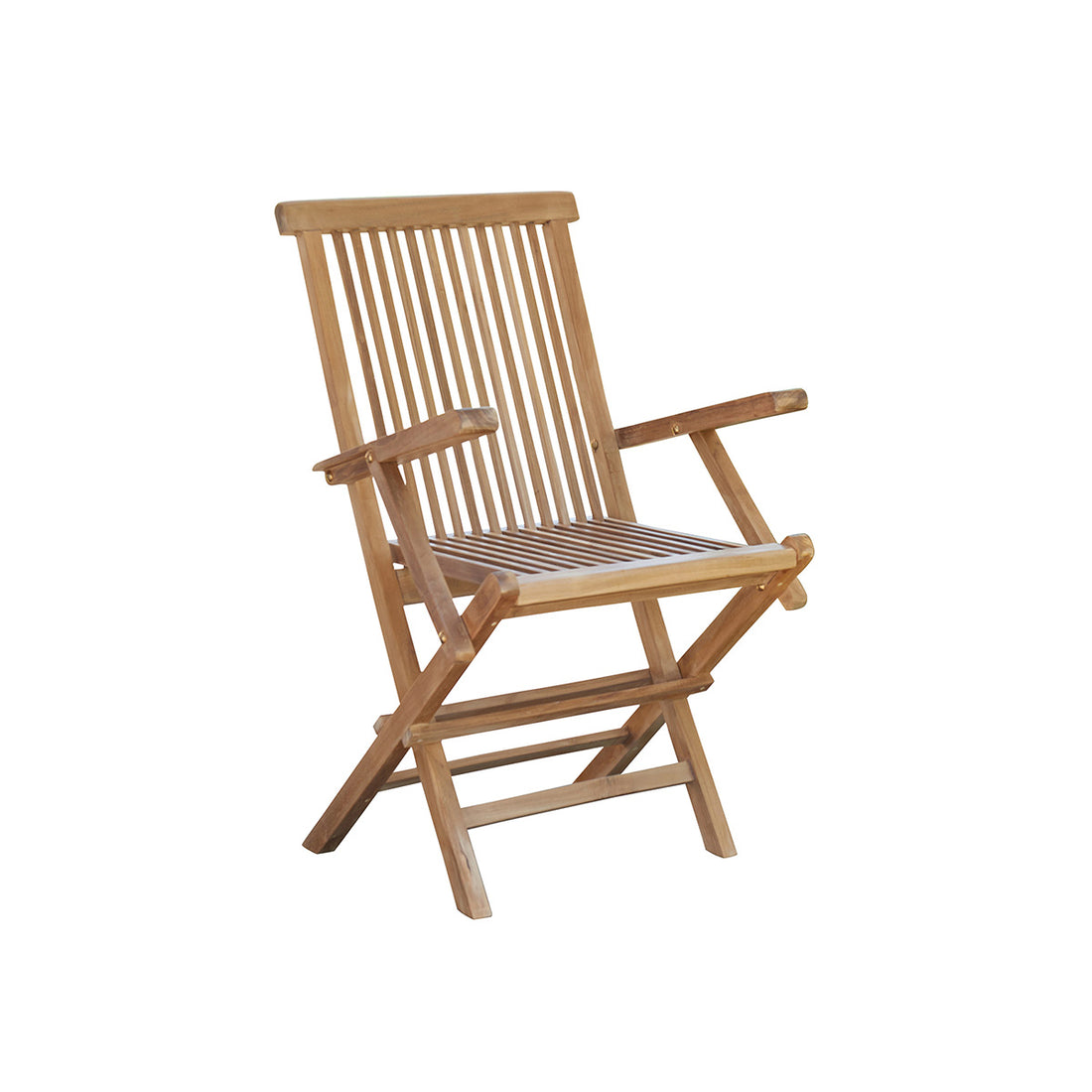 MIDLAND - Sillón de exterior plegable de teca maciza