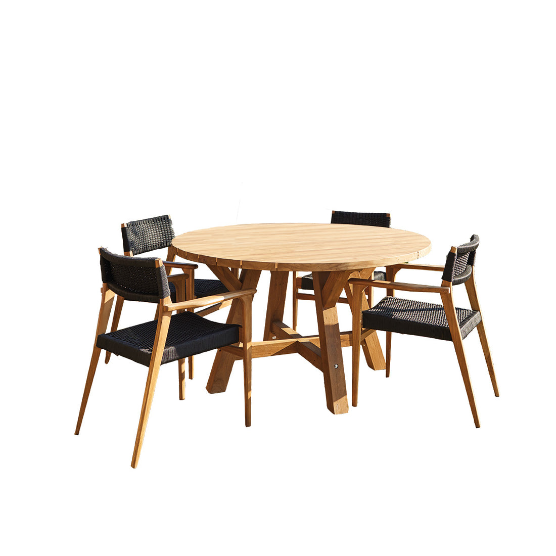 ESTHER - Salón de exterior de teca para 4 pers.