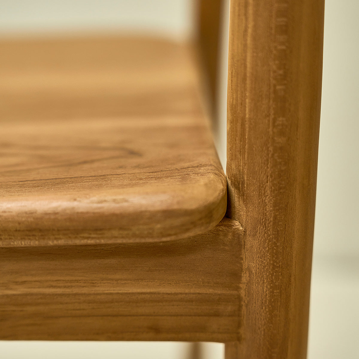 AMBRE - Silla de teca maciza