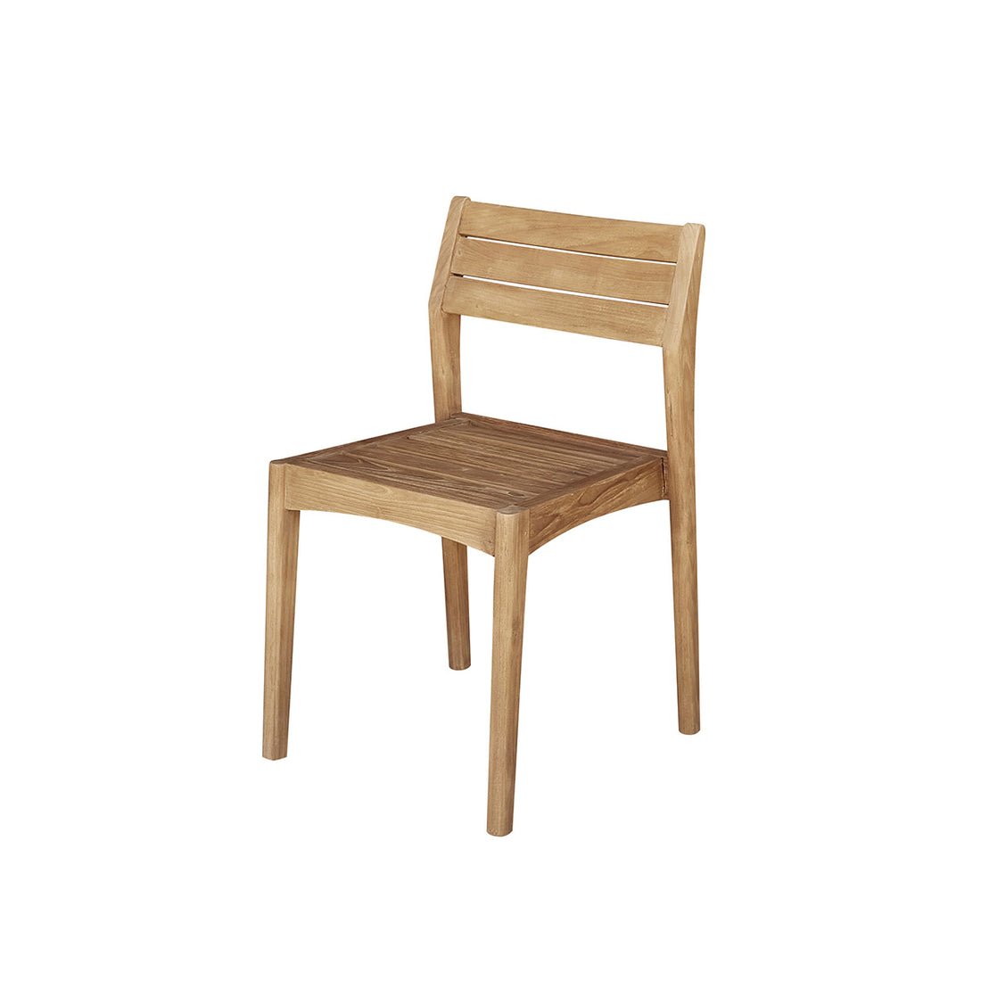 HORTENSE - Silla de exterior de teca maciza reciclada