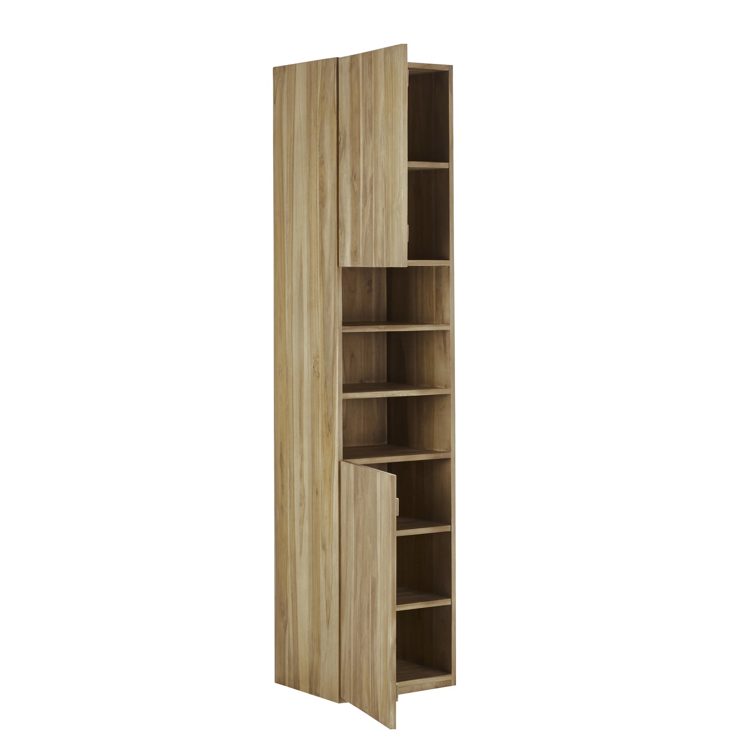 Columna de baño de teca maciza 200 cm