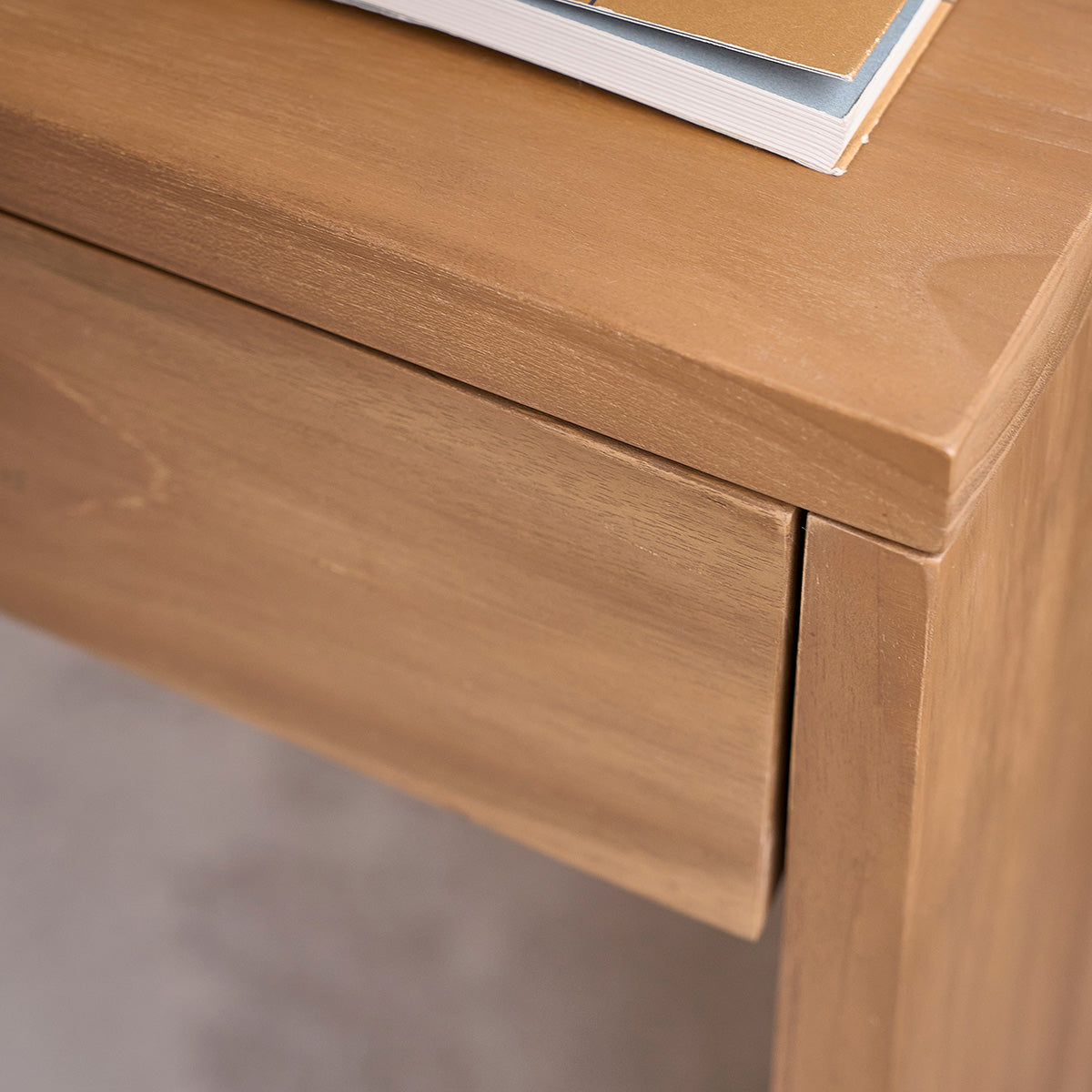 TRISTAN - Escritorio de teca maciza 130 cm