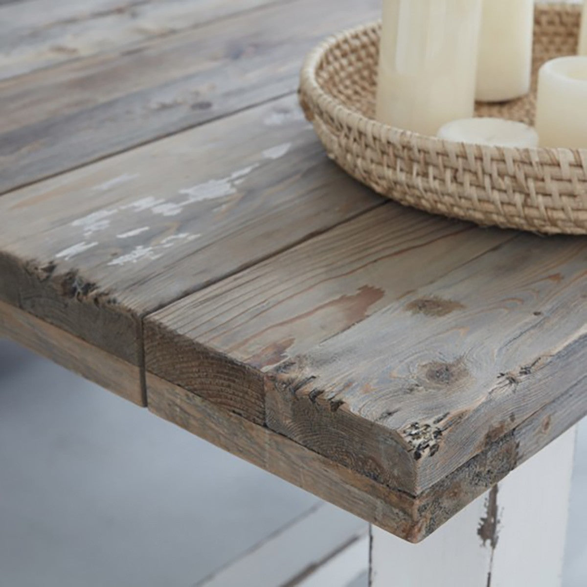 ATLANTIC - Mesa de madera maciza reciclada 8 pers.