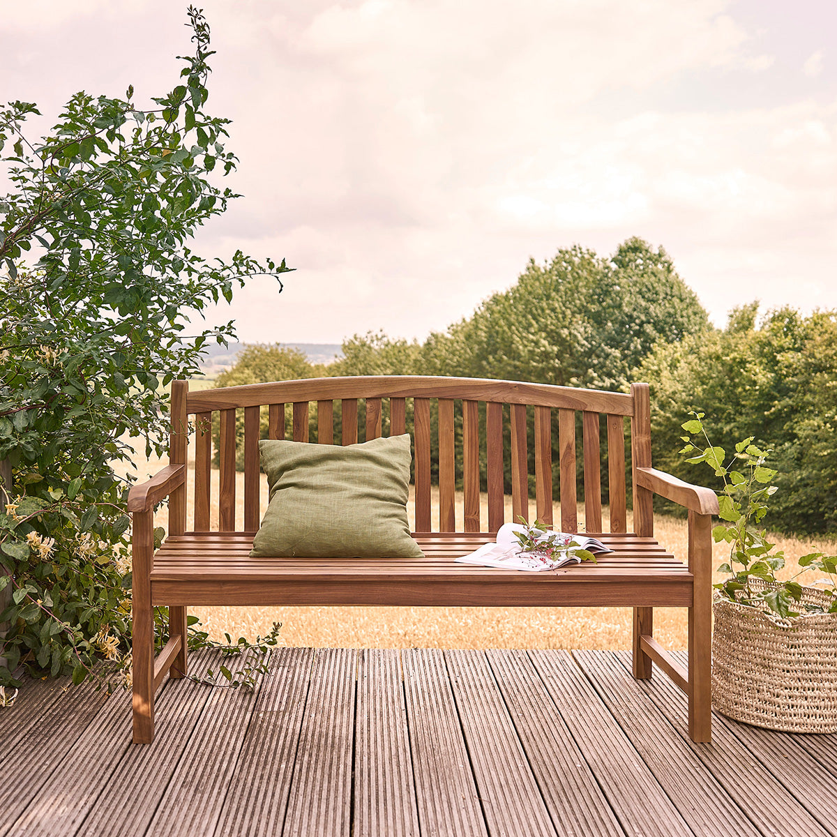 BALI - Banco de exterior de teca maciza aceitada