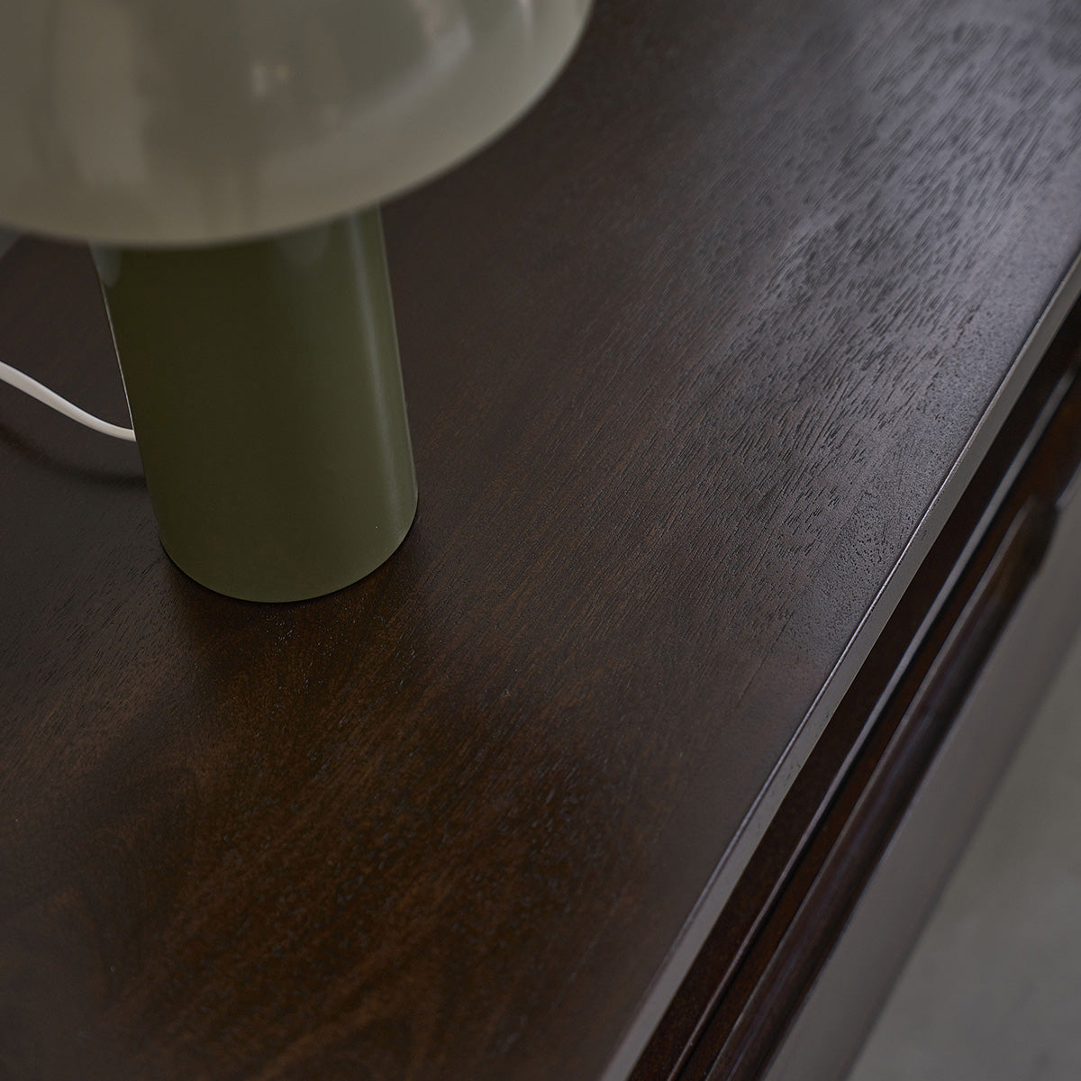 LAZARE - Mueble para la tele de madera maciza de mango, 180 cm