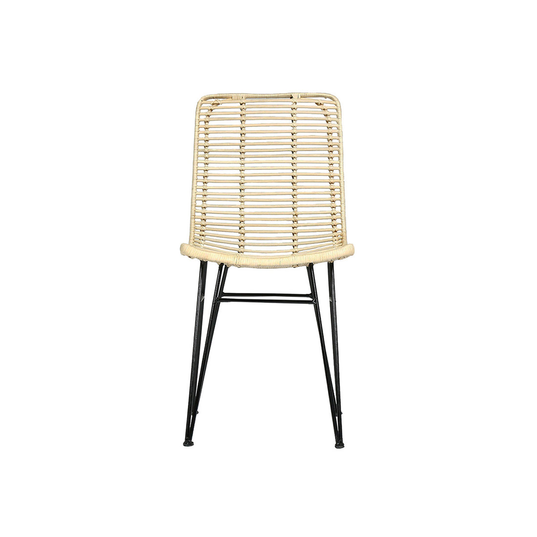 BOHEMA - Silla de ratán y metal