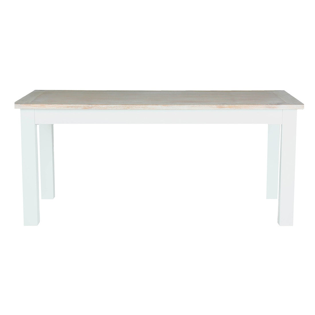 LONDRES - Mesa de caoba maciza y teca 8 pers.