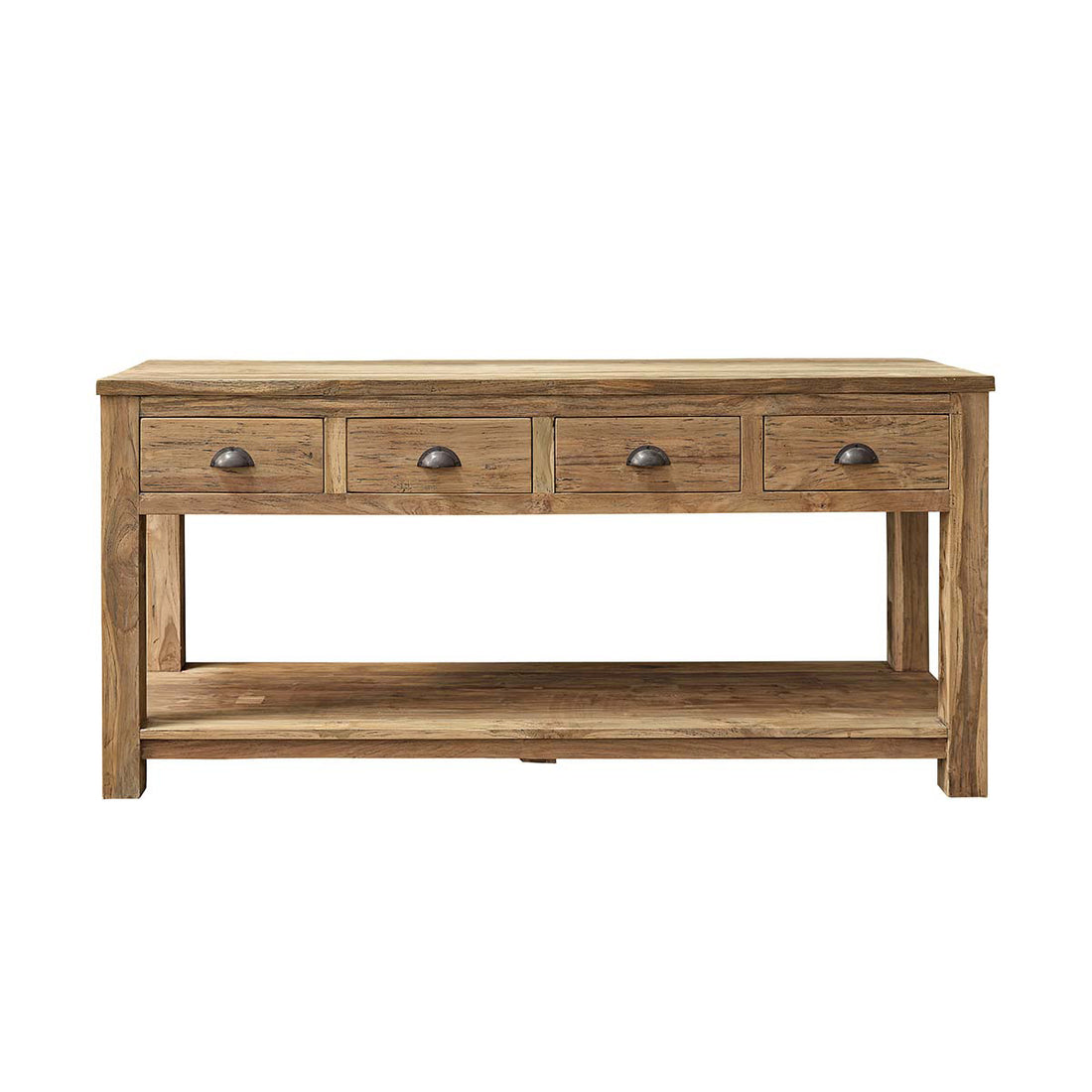 AUSTIN - Mueble para lavabo de teca maciza reciclada de 165 cm AUSTIN