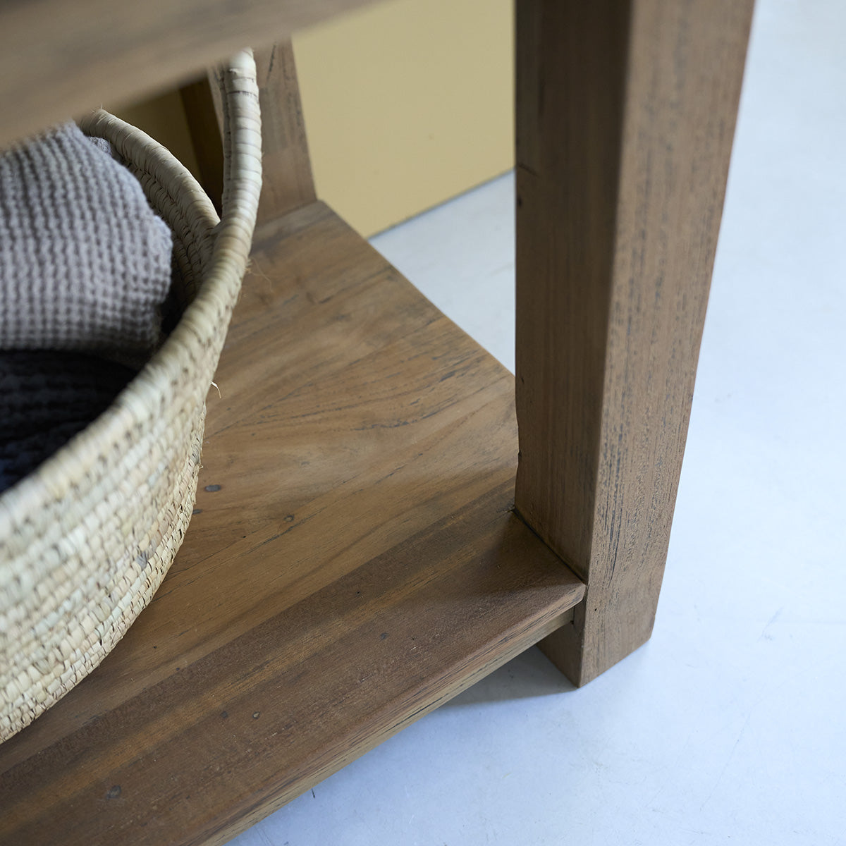 AUSTIN - Mueble para lavabo de teca reciclada de 90 cm