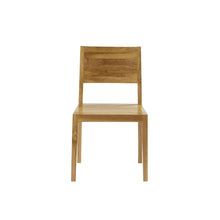 Silla de teca maciza