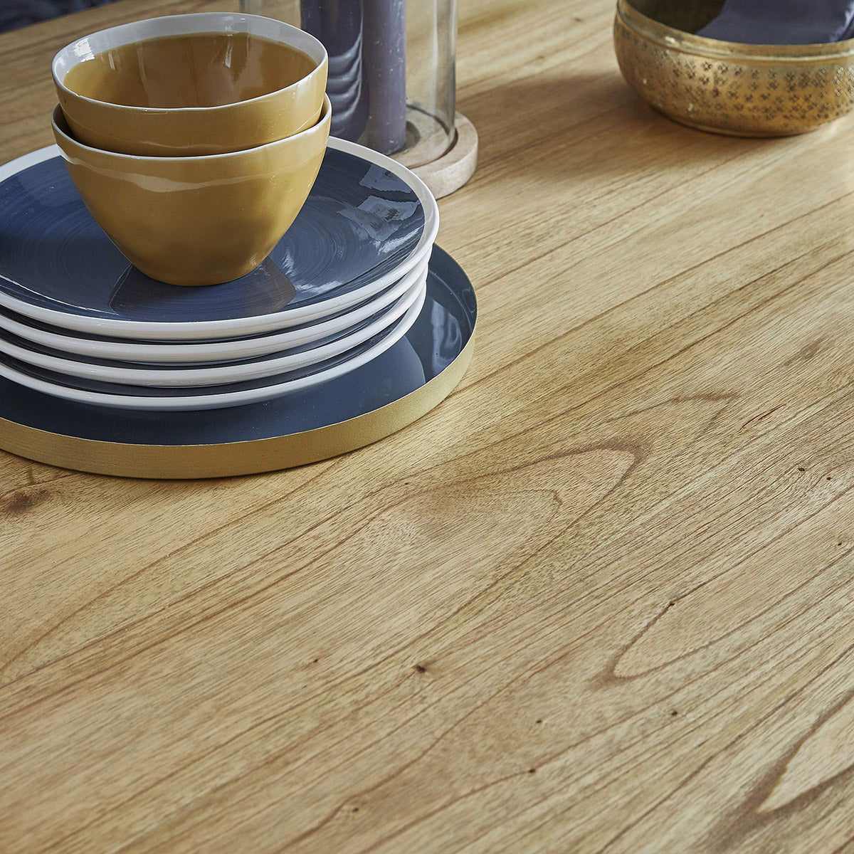 TILO - Mesa de mindi macizo 6 pers.