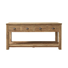 Mueble para lavabo de teca maciza reciclada de 165 cm