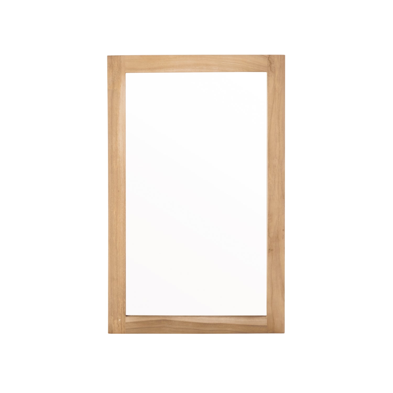 Espejo de teca maciza 80x50 cm