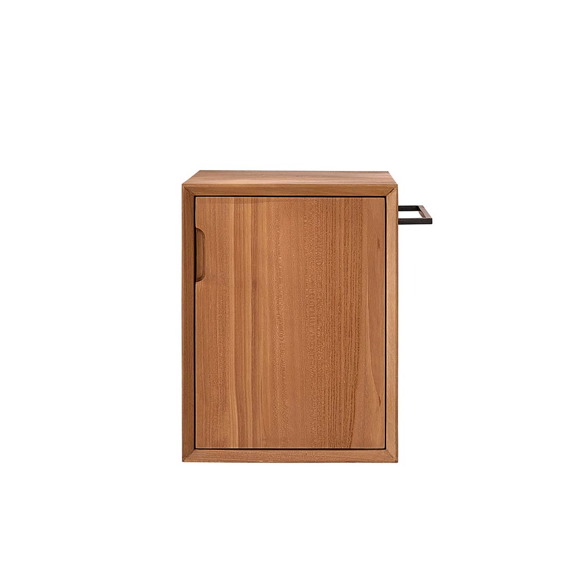 GUSTAVE - Lavabo suspendido de teca maciza 35 cm