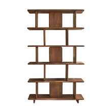 Librería de madera maciza de mango, 106 cm